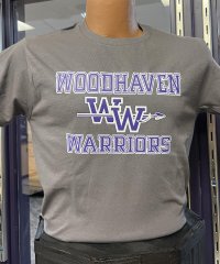 Charcoal Woodhaven Warriors T-shirt