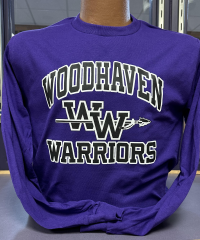 Purple Long-Sleeve Warrior T-shirt 