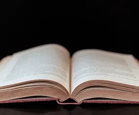 Image of a book laying open