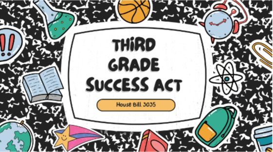 Third grade success act House Bill 3035