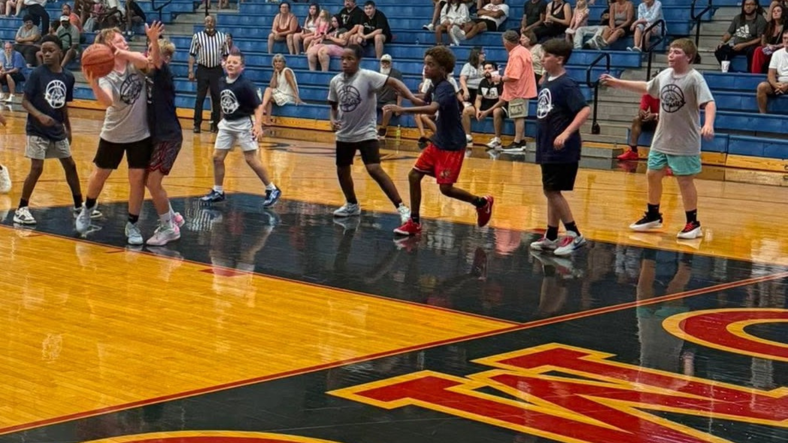 youth boys basketball game