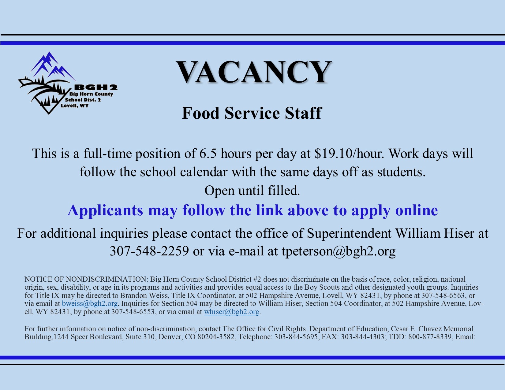 Food Service Staff