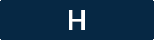 the letter H