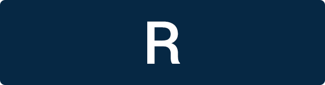 the letter R