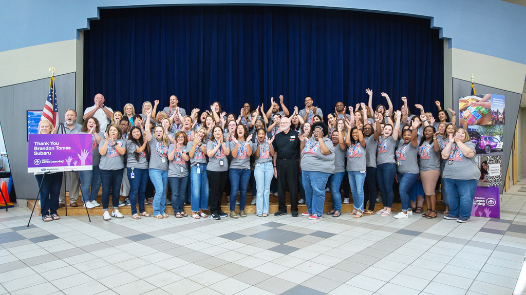 malvern elementary staff celebrating