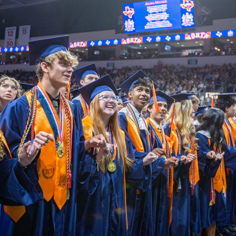 mckinney north high school students attend graduation