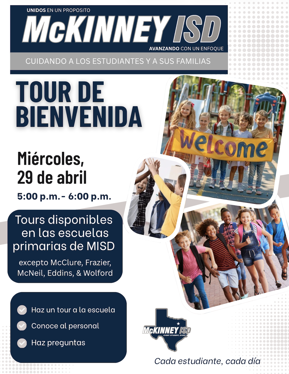 welcome tour - spanish