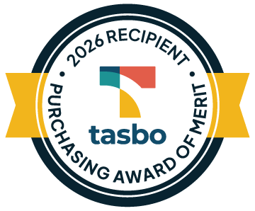 2026 Recipient of the TASBO Purchasing Award of Merit Logo