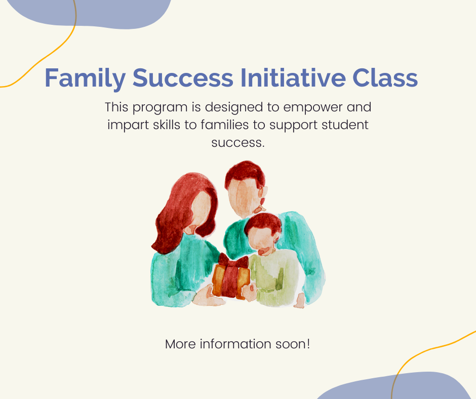 Family Success Initiative poster