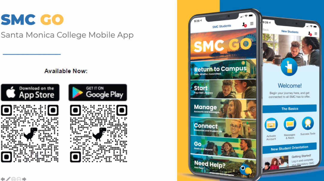 Santa Monica College Download App flyer