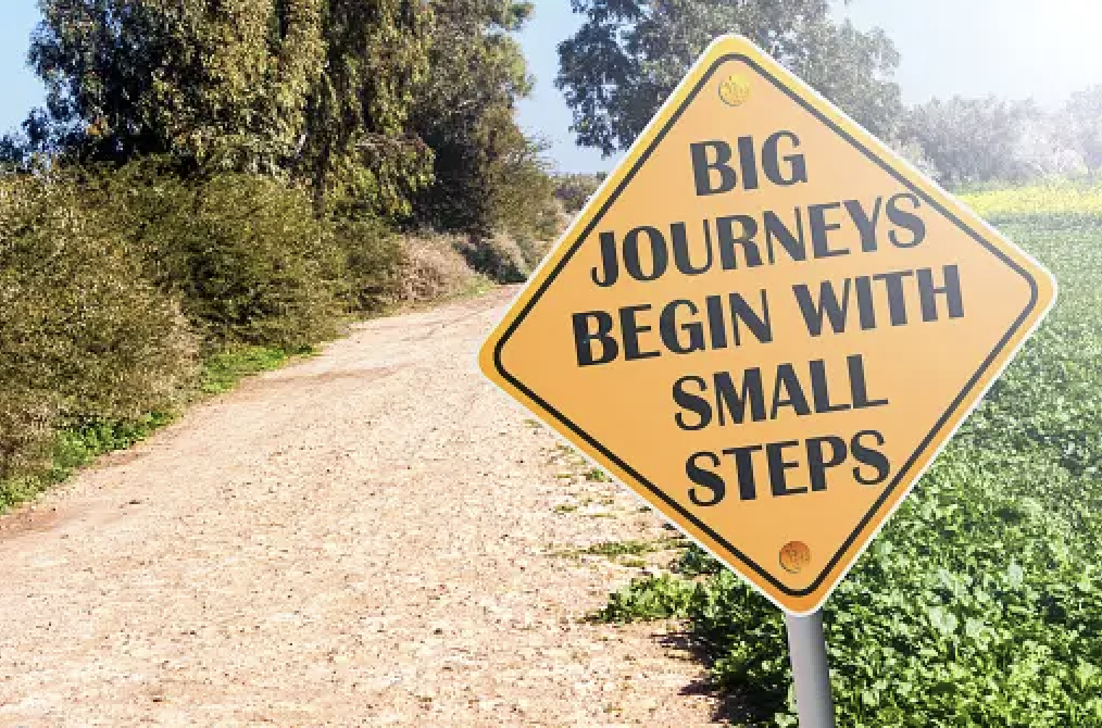 Big Journeys Being With Small Steps