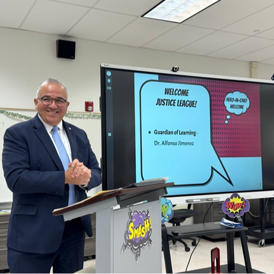 Superintendent Dr.Alfonso Jimenez 