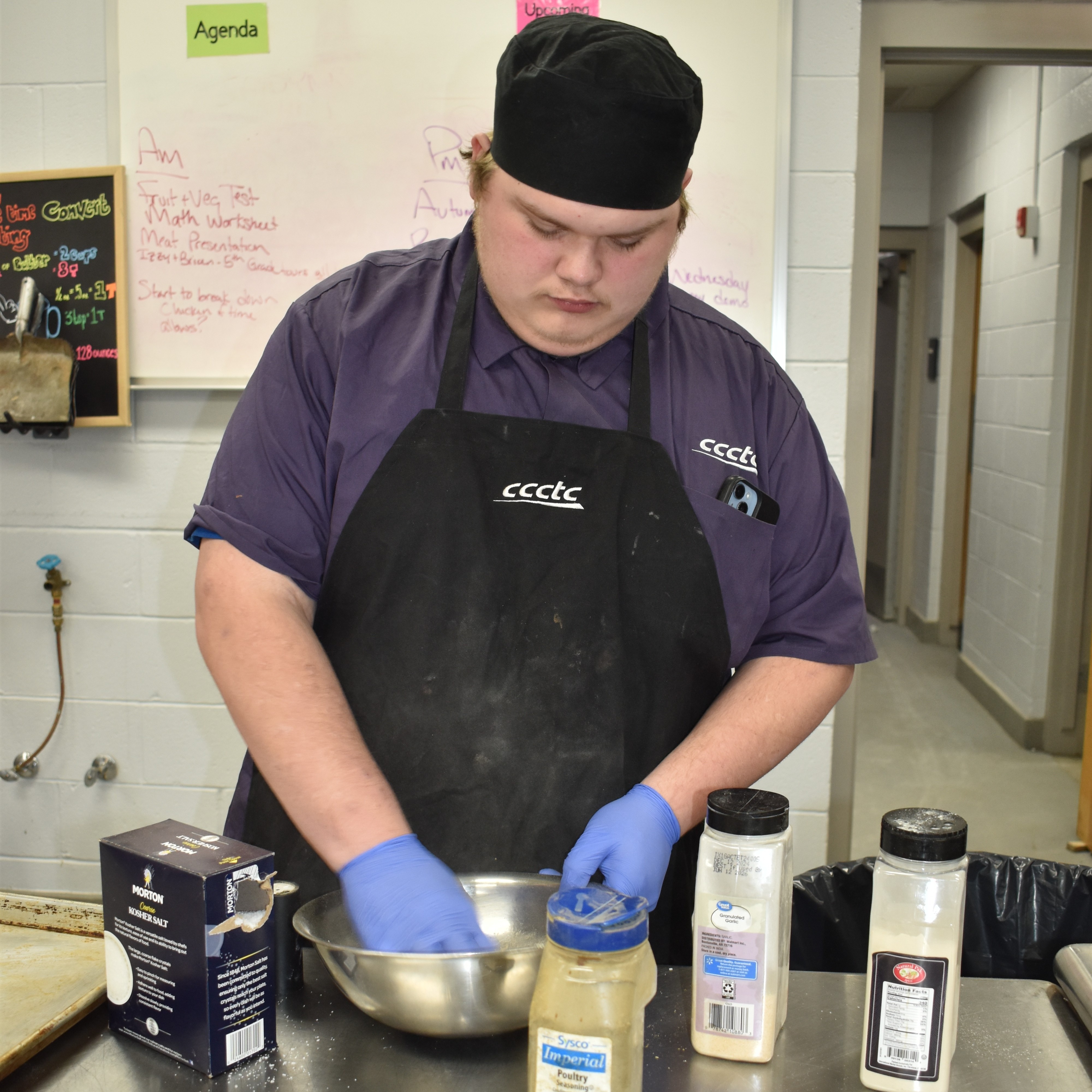 students cooking