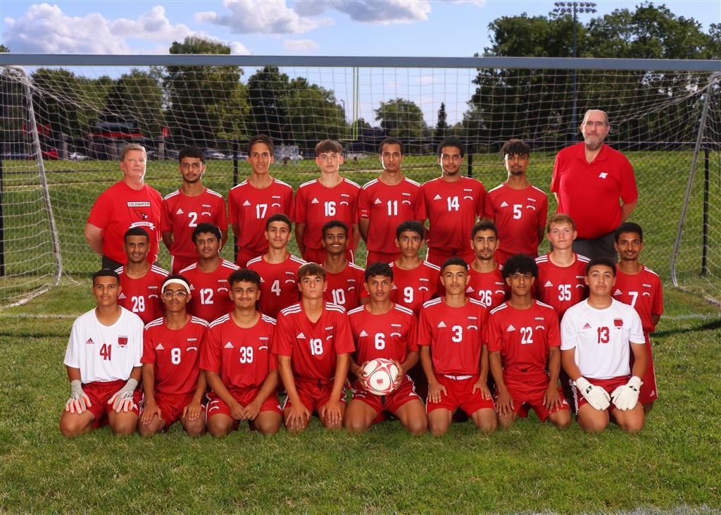 The 2023 Coldwater Cardinal varsity boys soccer team