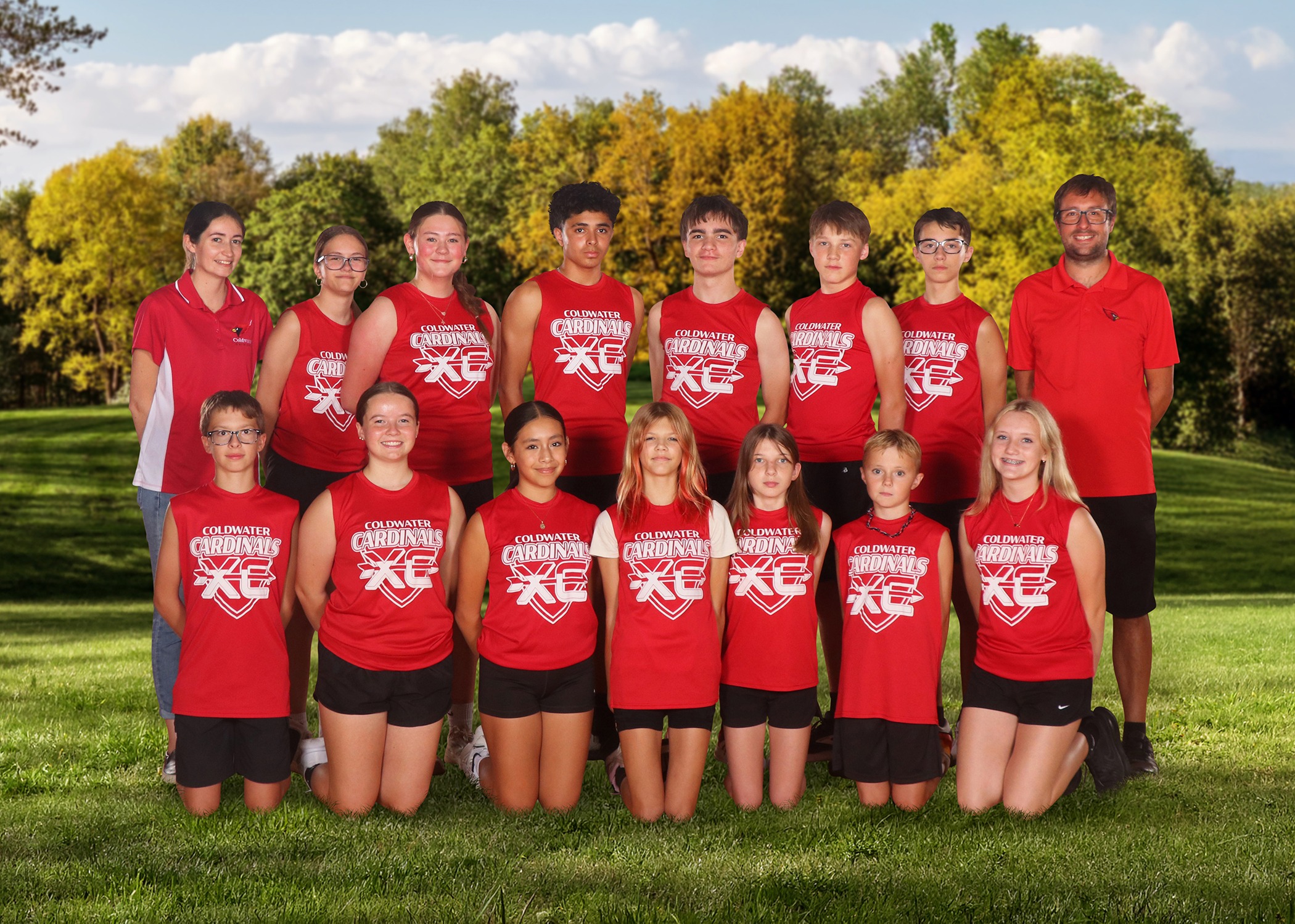 The 2026 Legg Middle School cross country team. (Photo credit: Focus & Frame Photo Co.)