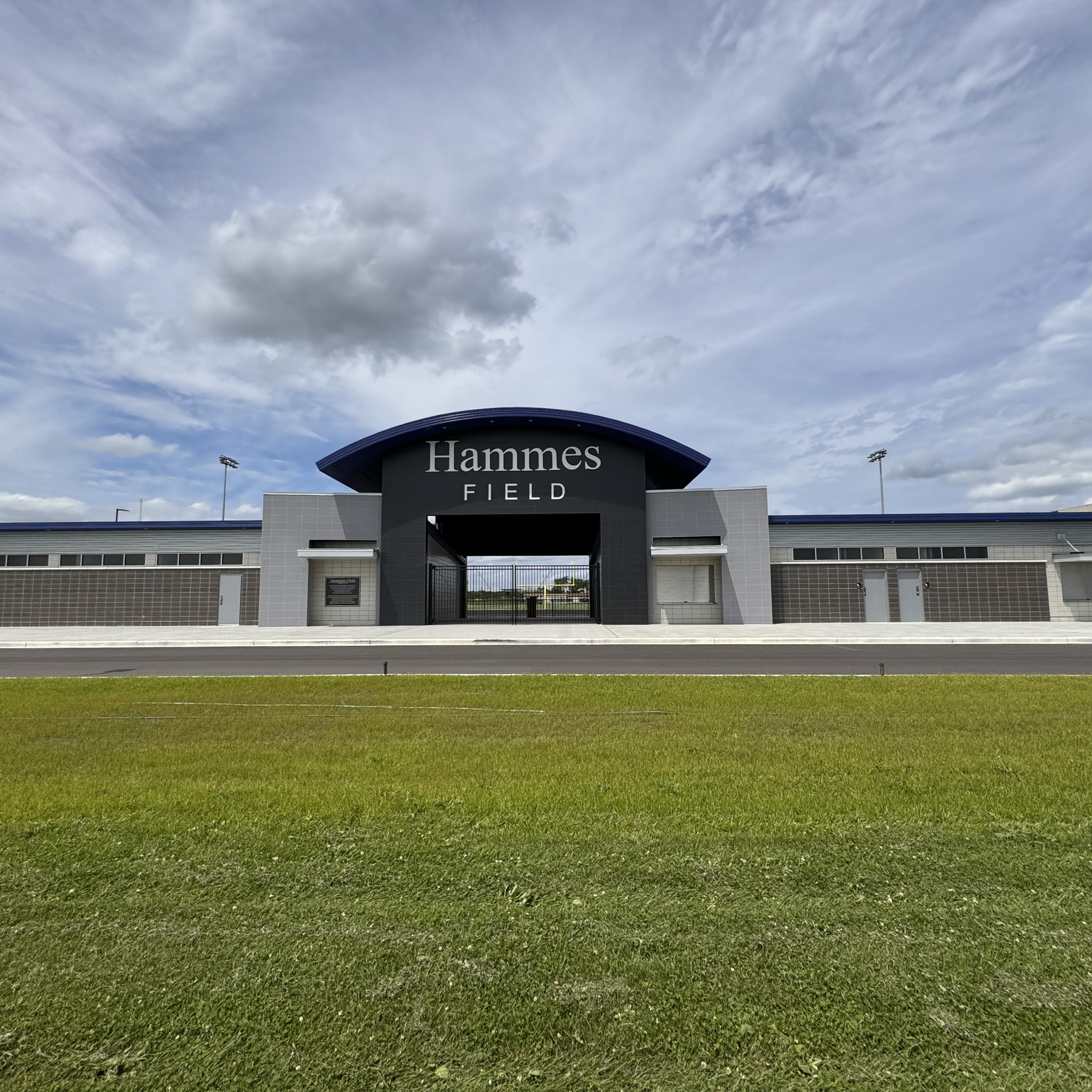 Hammes Field ribbon cutting ceremony