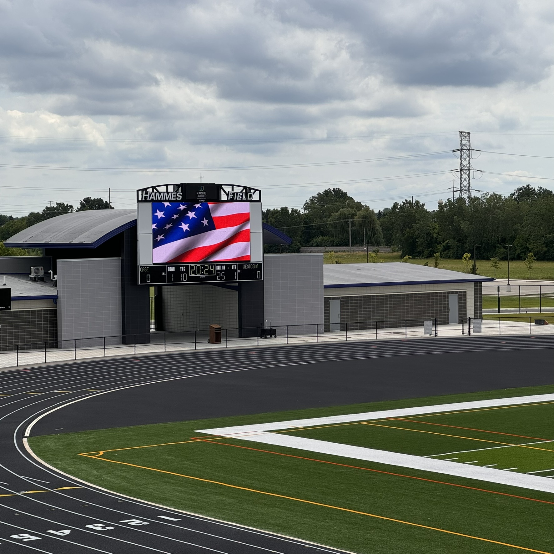 Hammes Field ribbon cutting ceremony