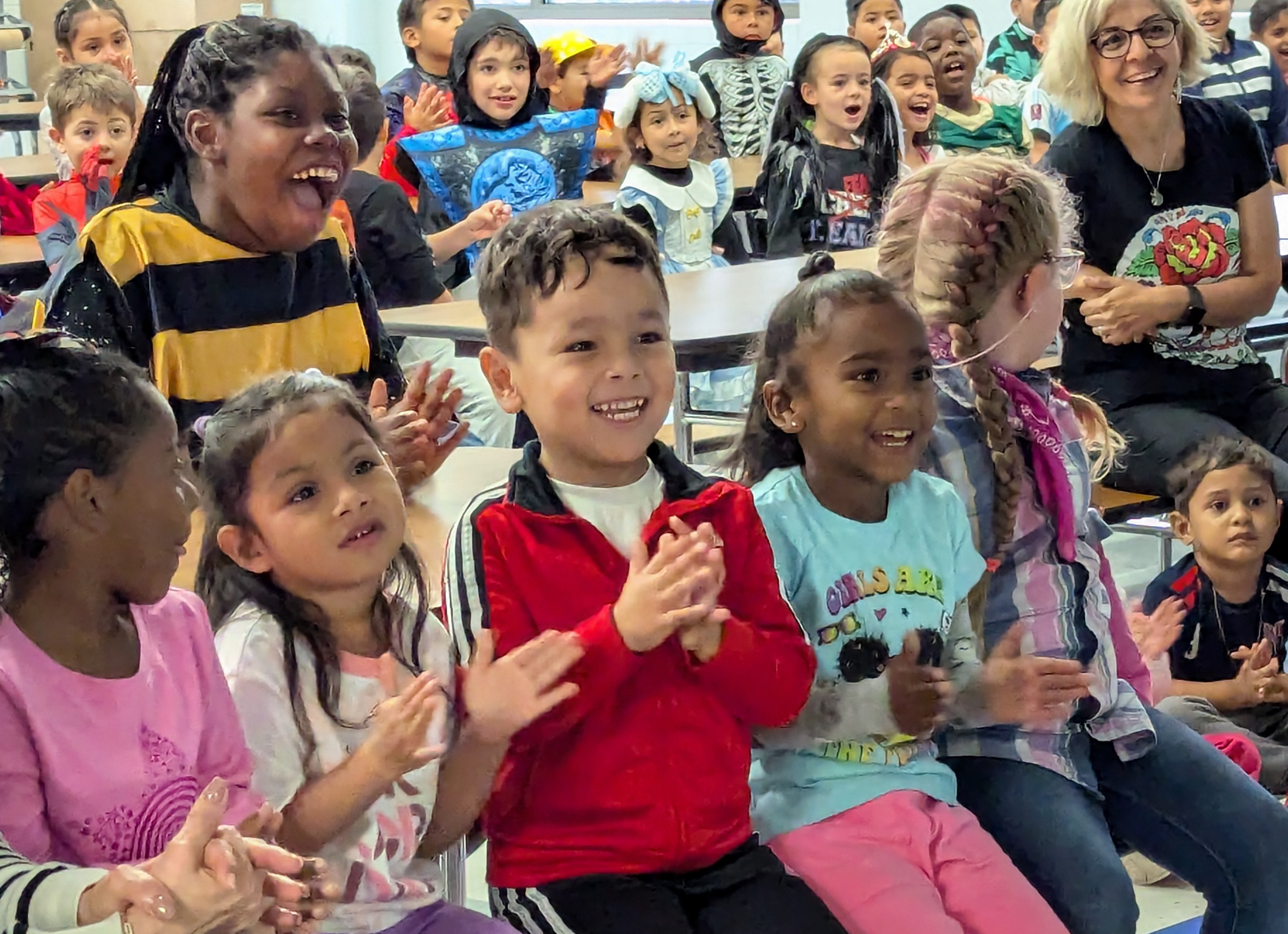 dual language students at Mitchell