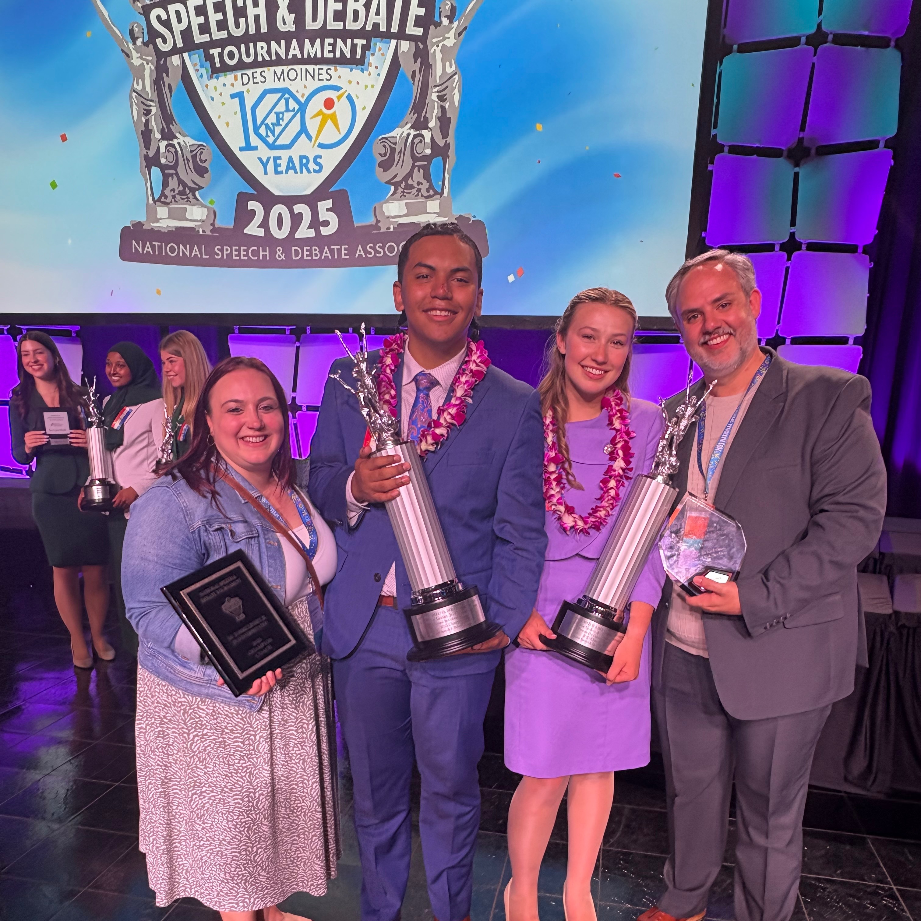 National Champions Seniors Daryl Herrera and Claire Lewandowski