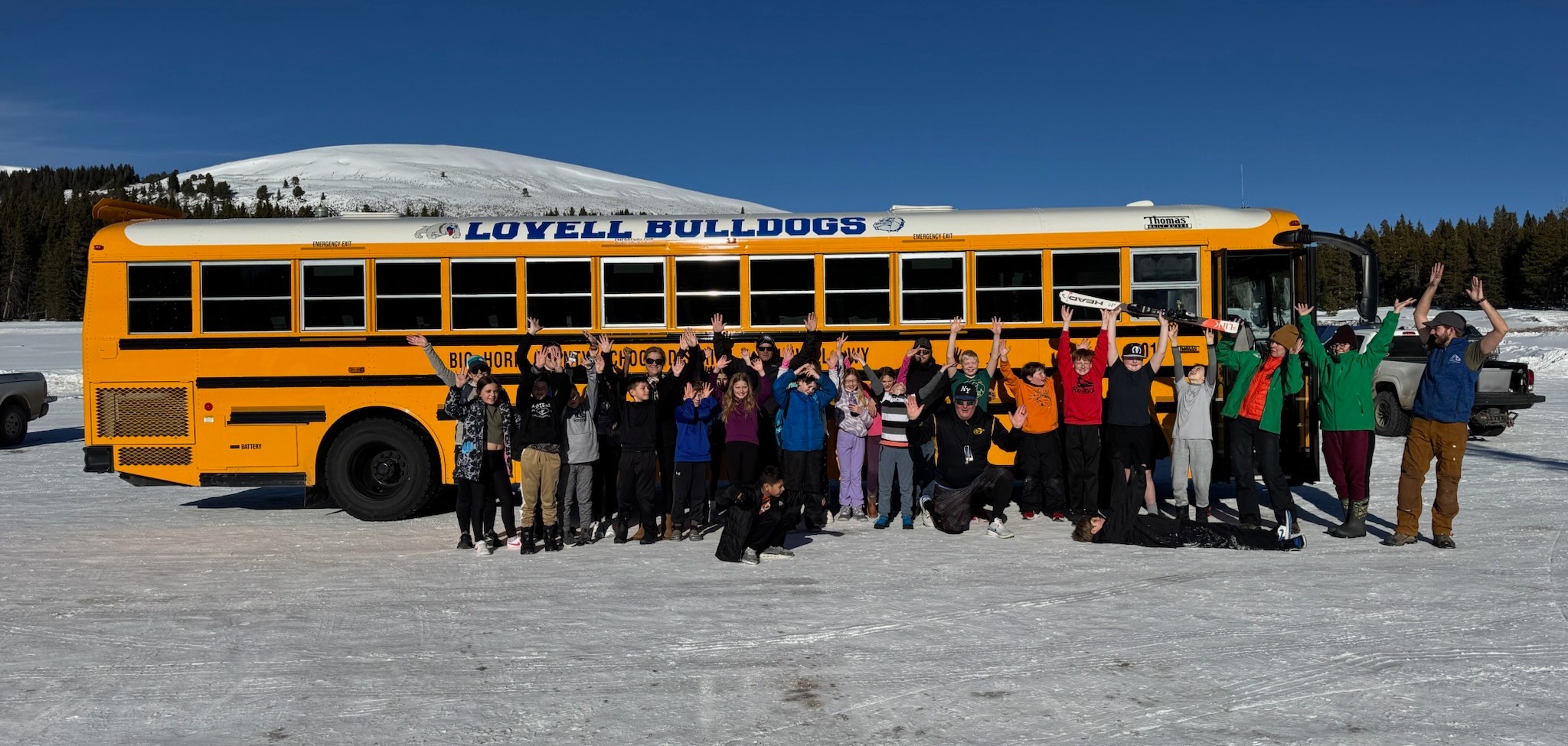 5th Grade Ski trip group photo