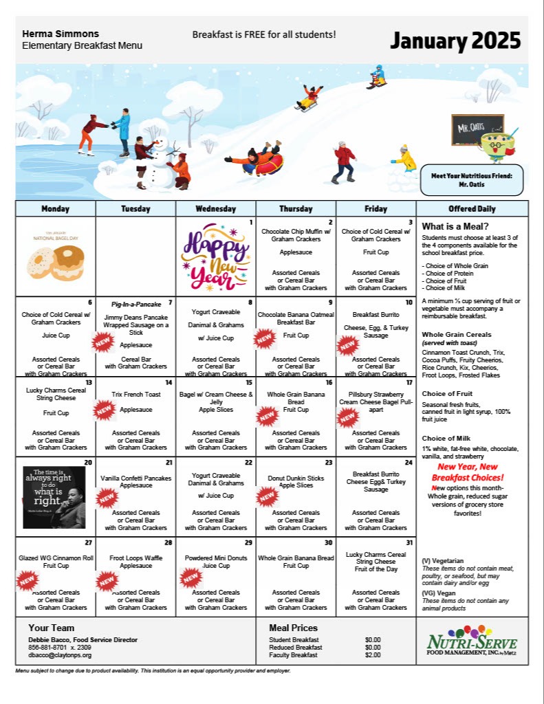 ES - Breakfast Menu