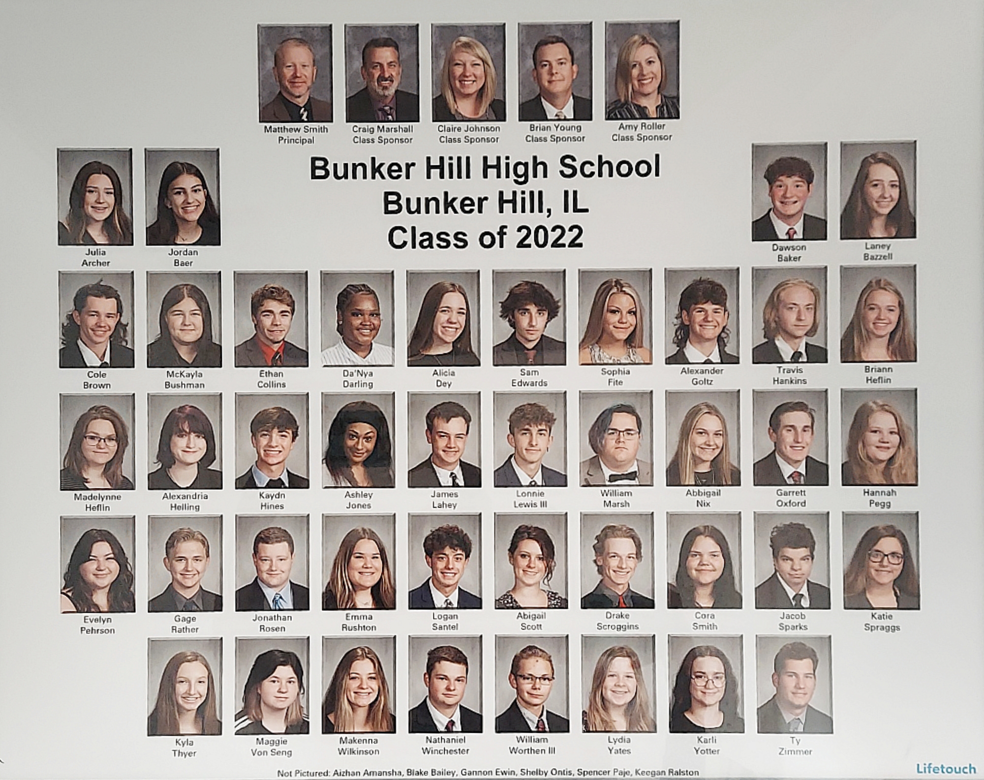 BHHS Graduation Class Pictures Bunker Hill High School