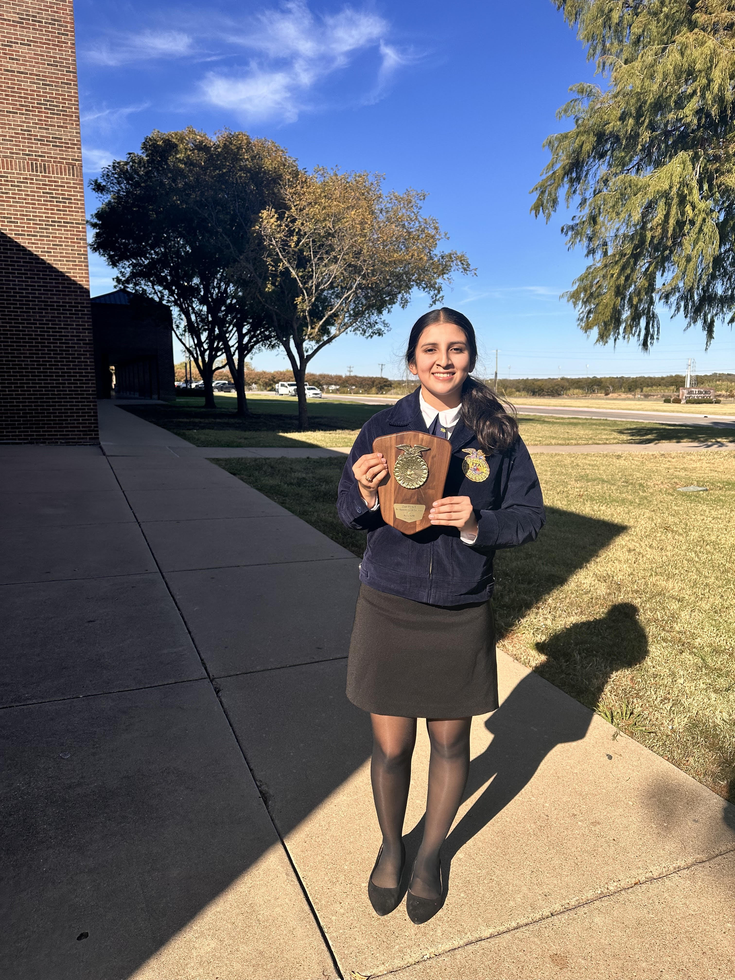 Karen with her state award