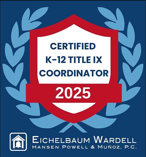 Certified K-12 Title IX coordinator image