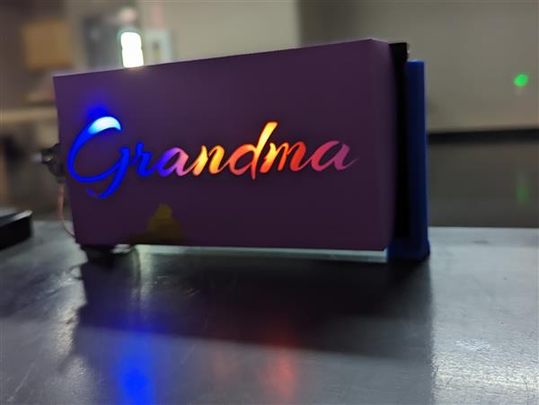 Grandma lightbox