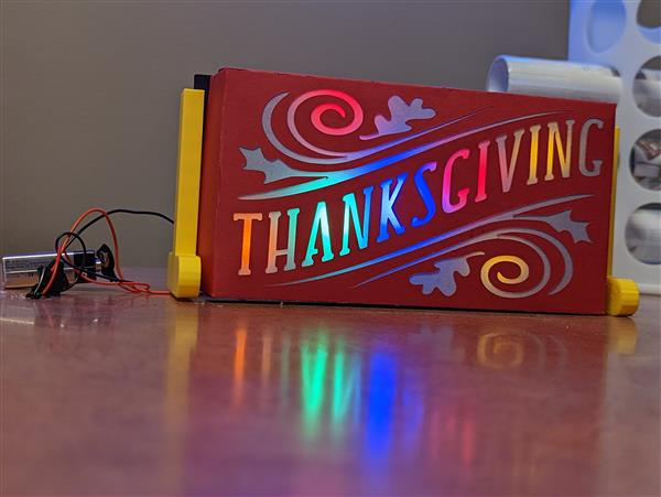 Thanksgiving lightbox