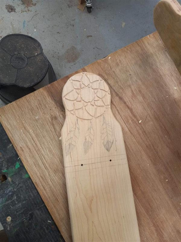 woodwork that looks like a dream catcher