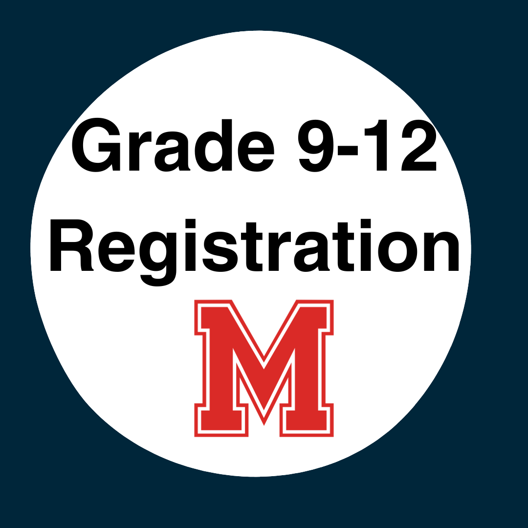 Grade 9-12 registration