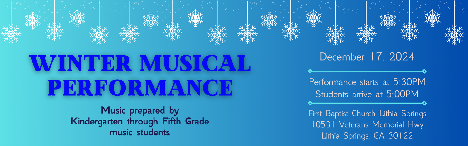 Winter Chorus performance