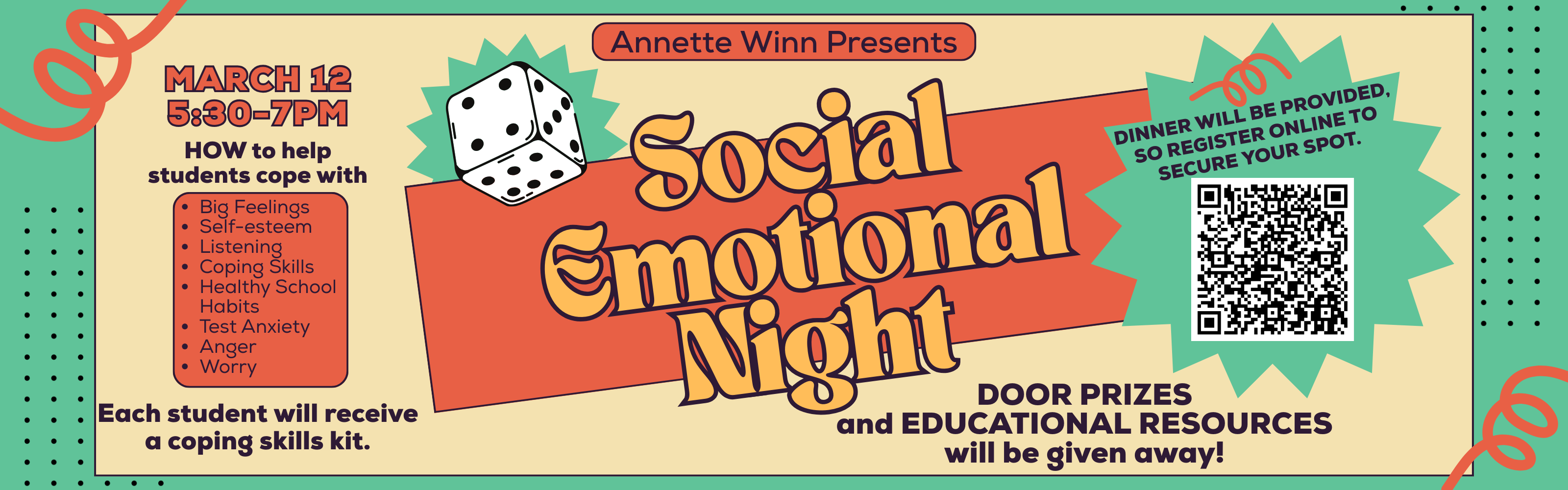 Social Emotional Night 2026 Flyer
