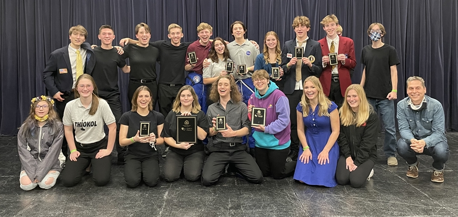 Badger High School One Act Cast and Crew 