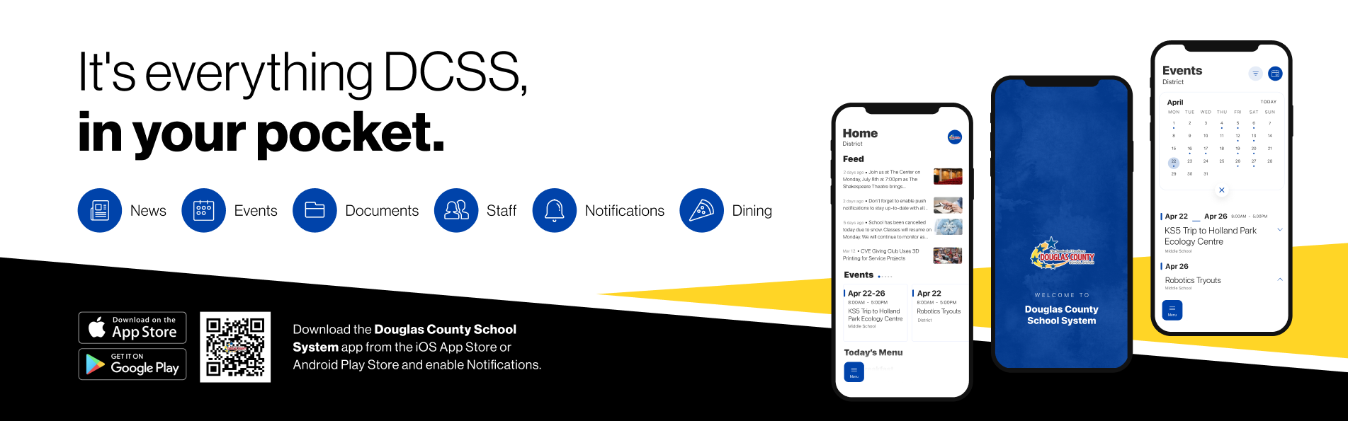 It's Everything DCSS, In your Pocket School App Marketing Campaign