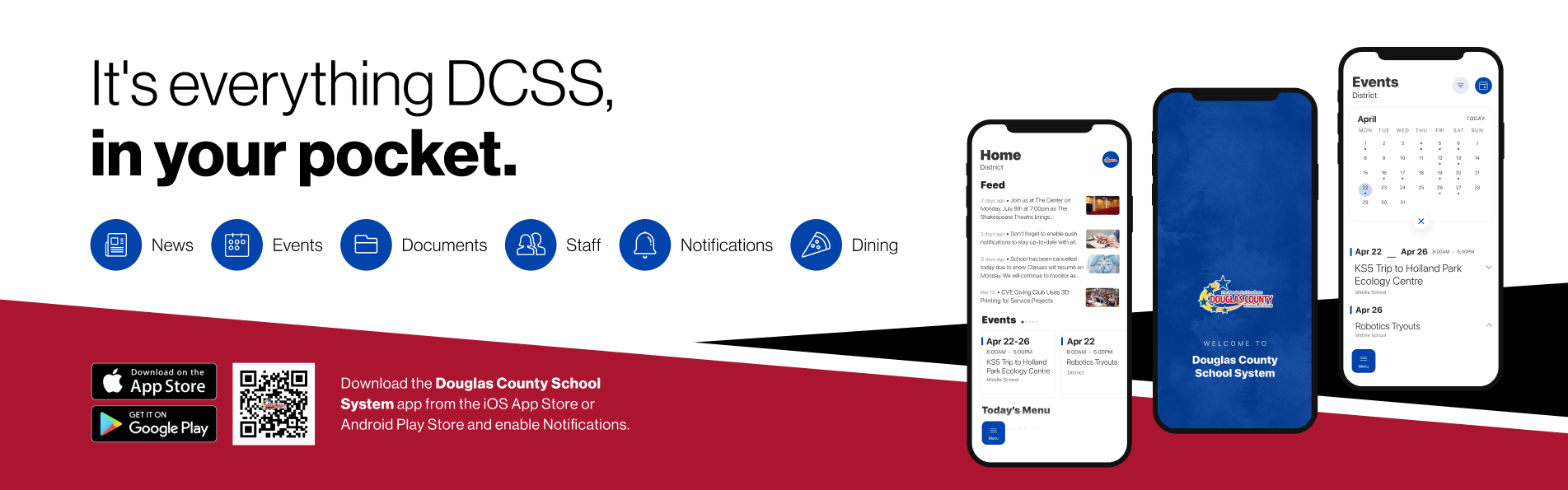 It's Everything DCSS, In your Pocket School App Marketing Campaign