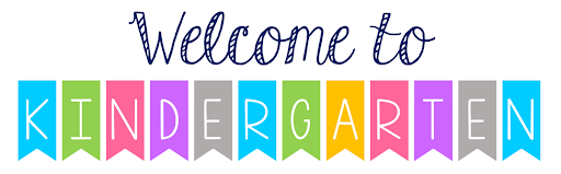 Welcome to Kindergarten decorative header