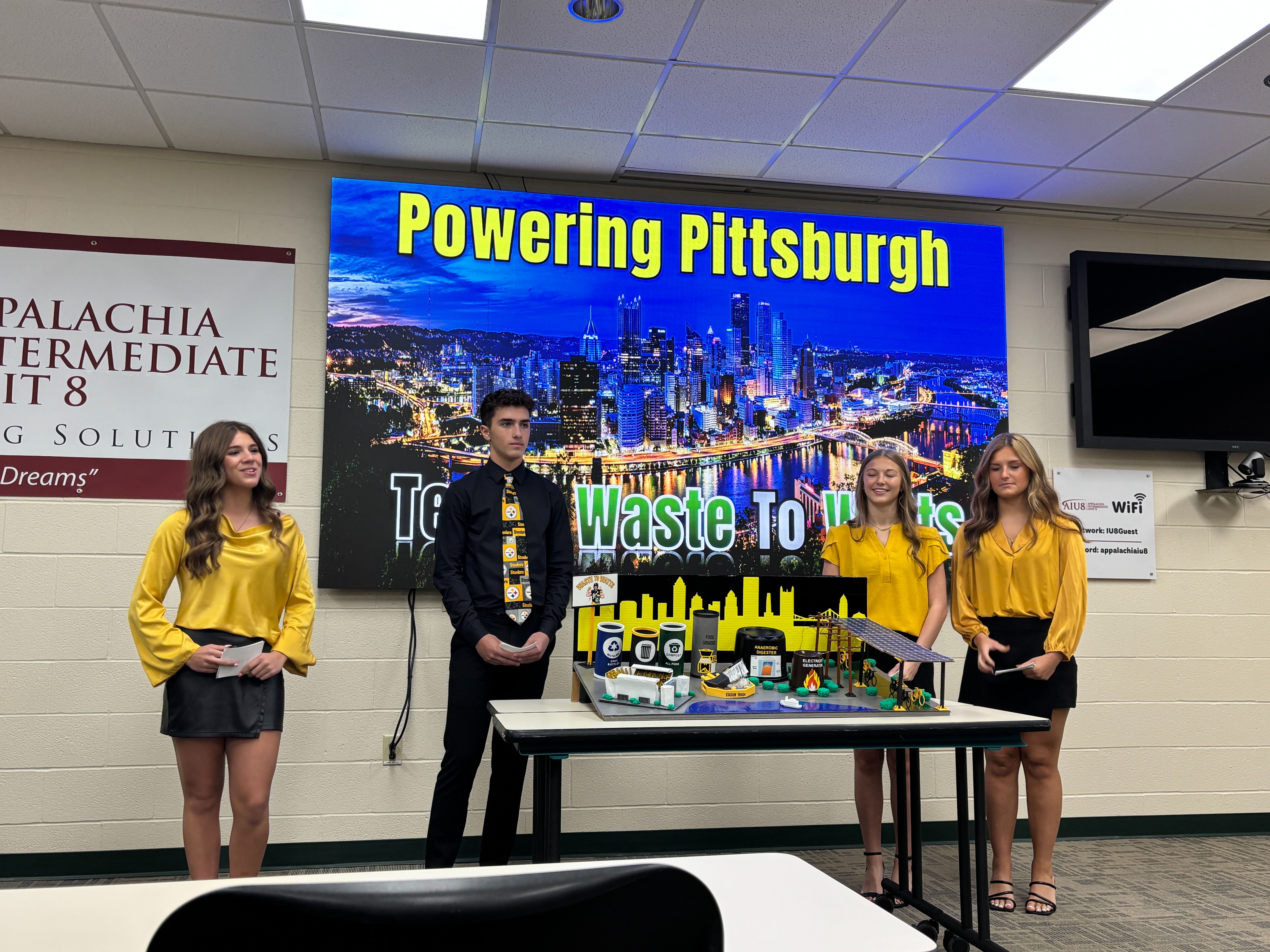 Northern Cambria 4 students