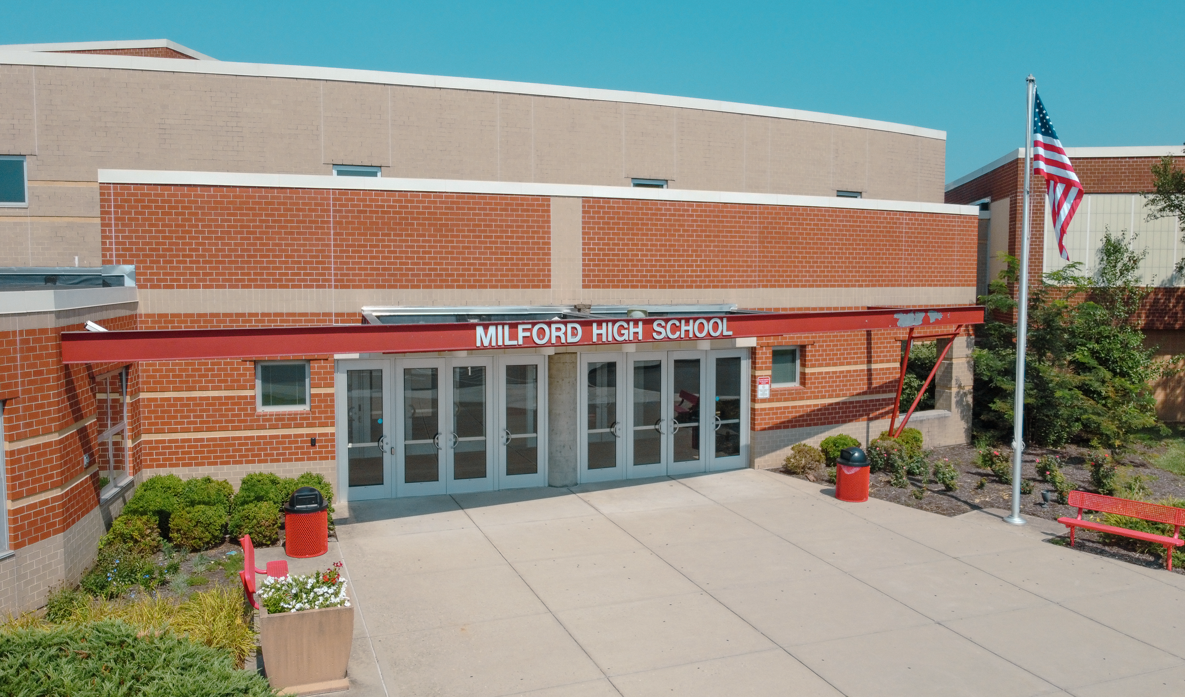 phot collage of Milford students and staff 