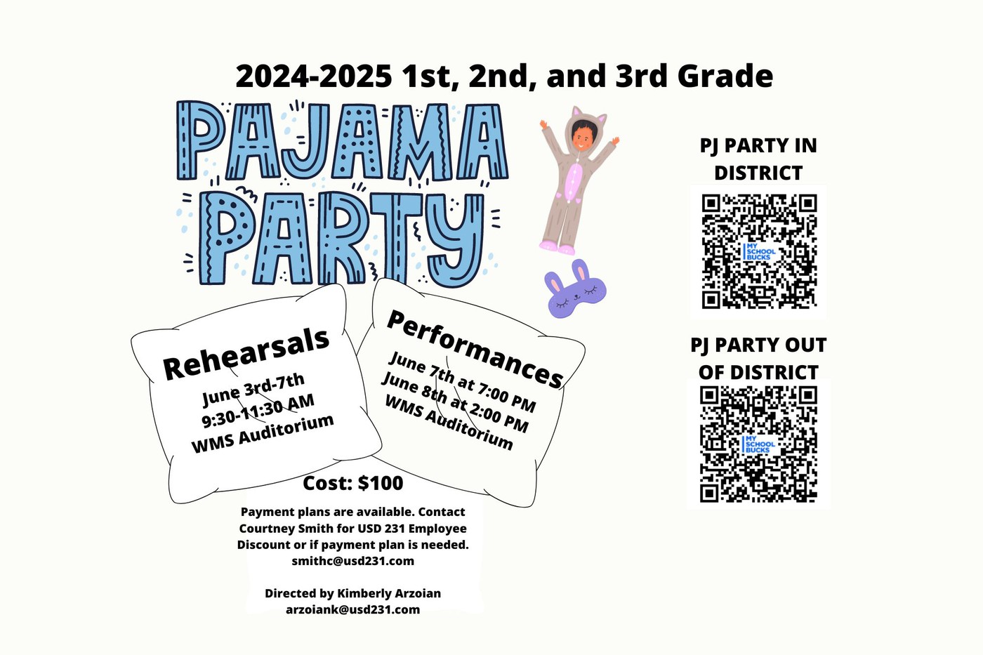 Pajama Party GEYTA enrollment information