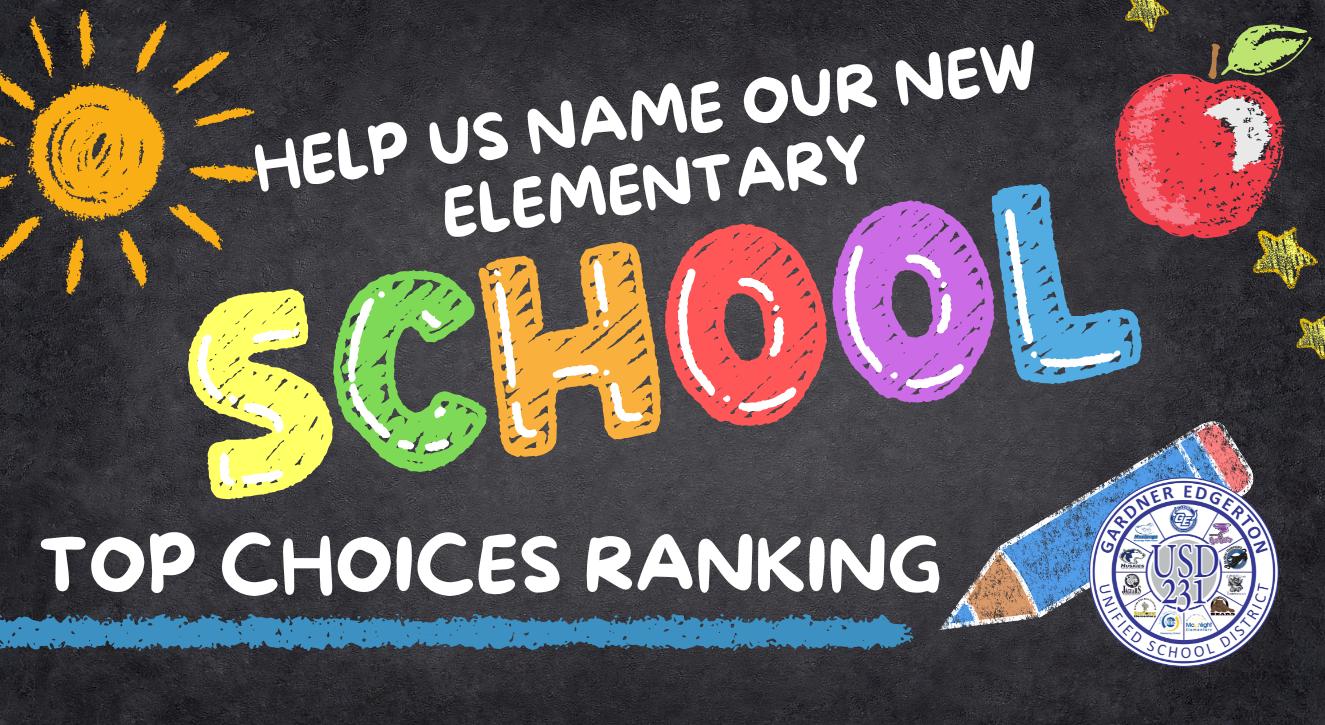 Help Us Name Our New Elementary - Top Choices Ranking