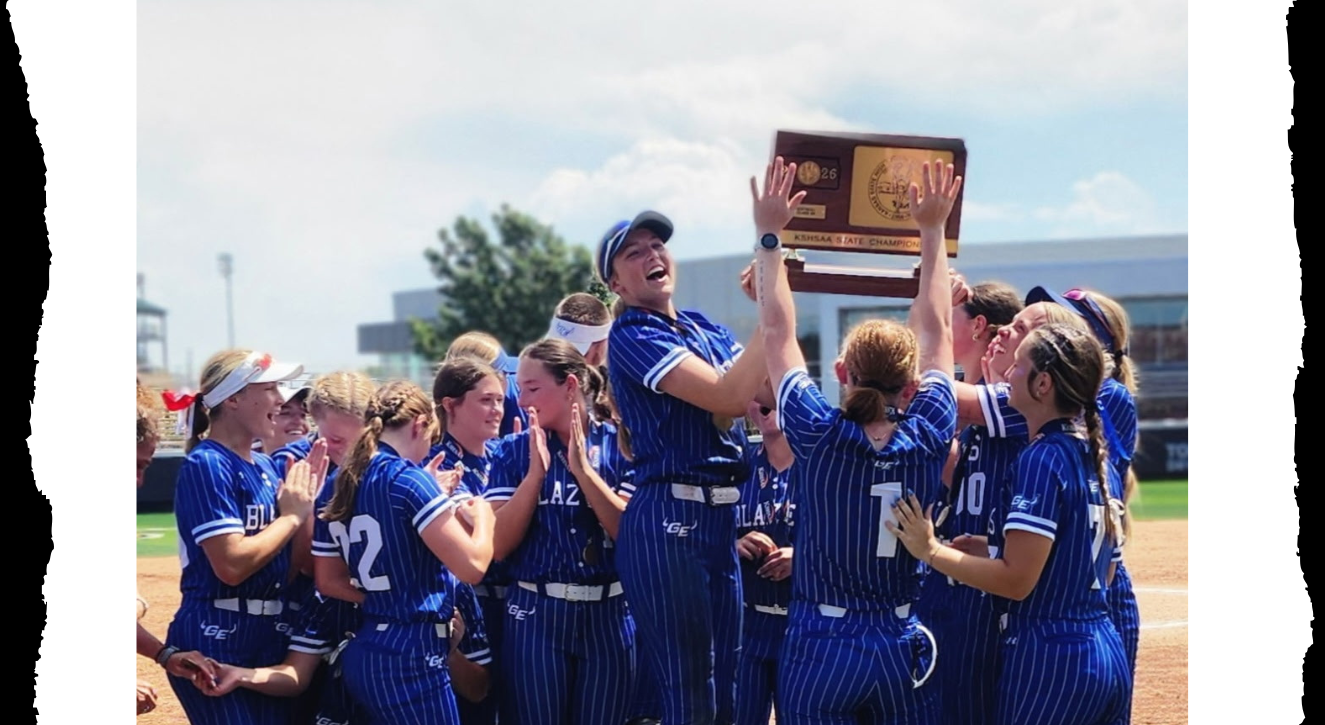 GEHS Softball Team hoists the 6A State Championship Trophy