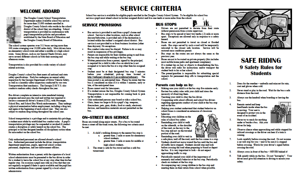 Transportation information page 2