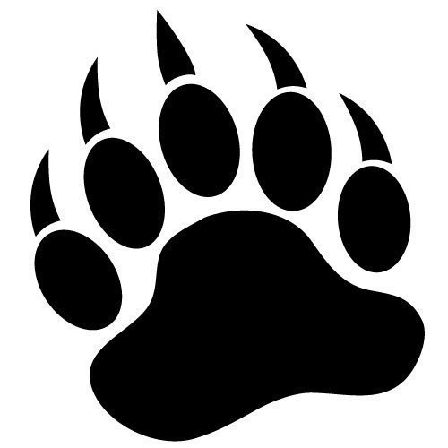 Bear paw print image