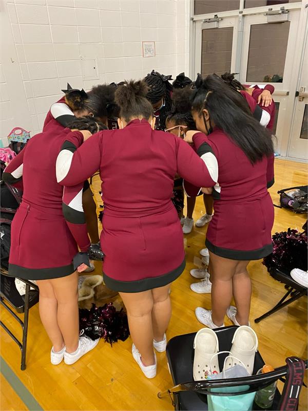 Team huddle