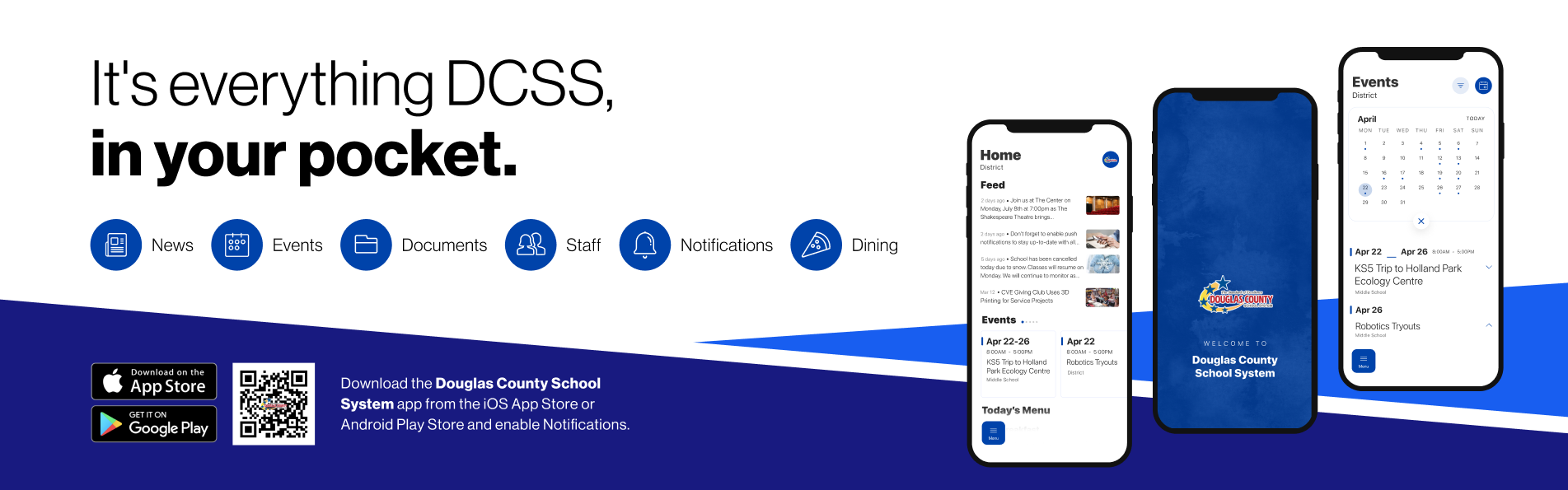 It's Everything DCSS, In your Pocket School App Marketing Campaign