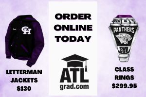 Order Online Today ATL grad.com. Letterman Jackets $130, Class Rings $299.95