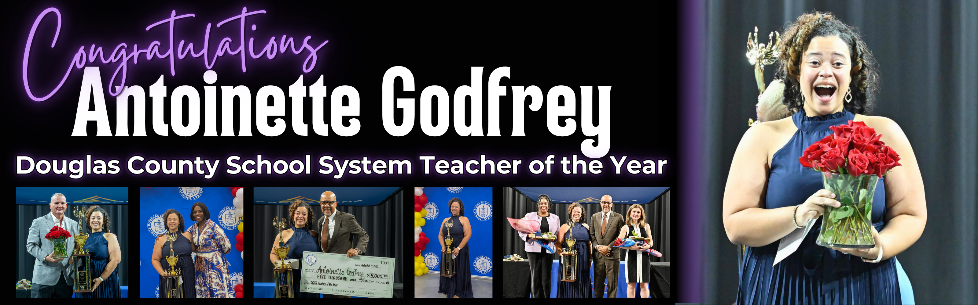 Antoinette Godfrey Awarded DCSS Teacher of the Year