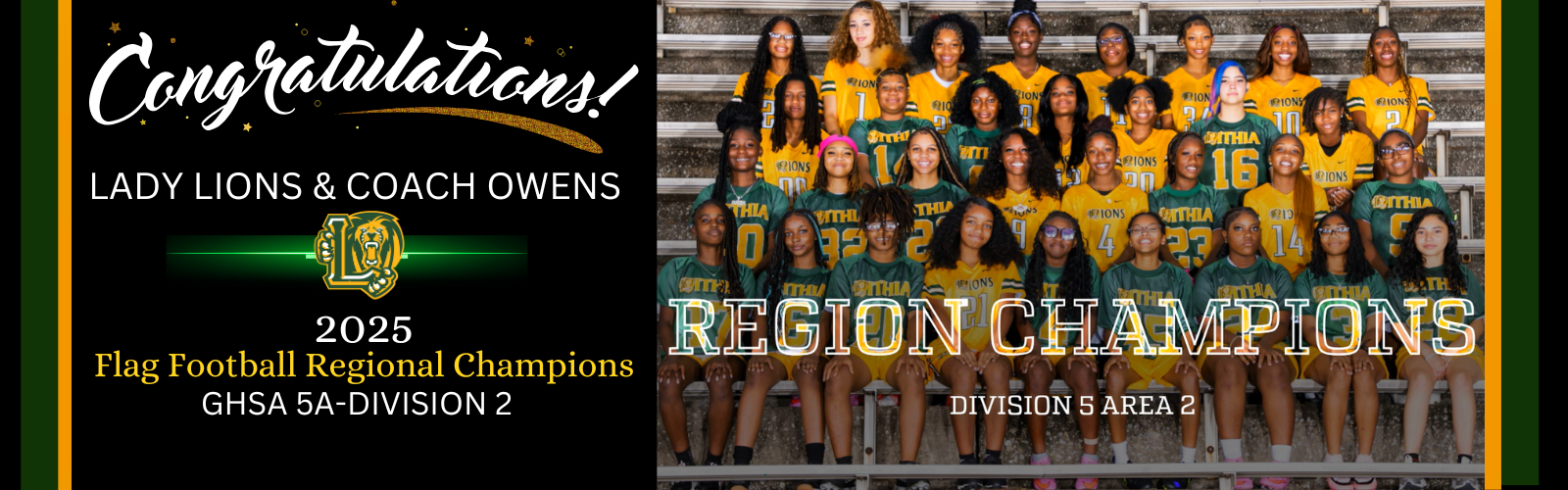 Flag Football Regional Champs 2025 